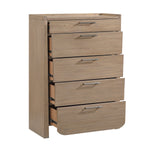 Commode haute Samora tiroirs ouverts - Meubles TOCO