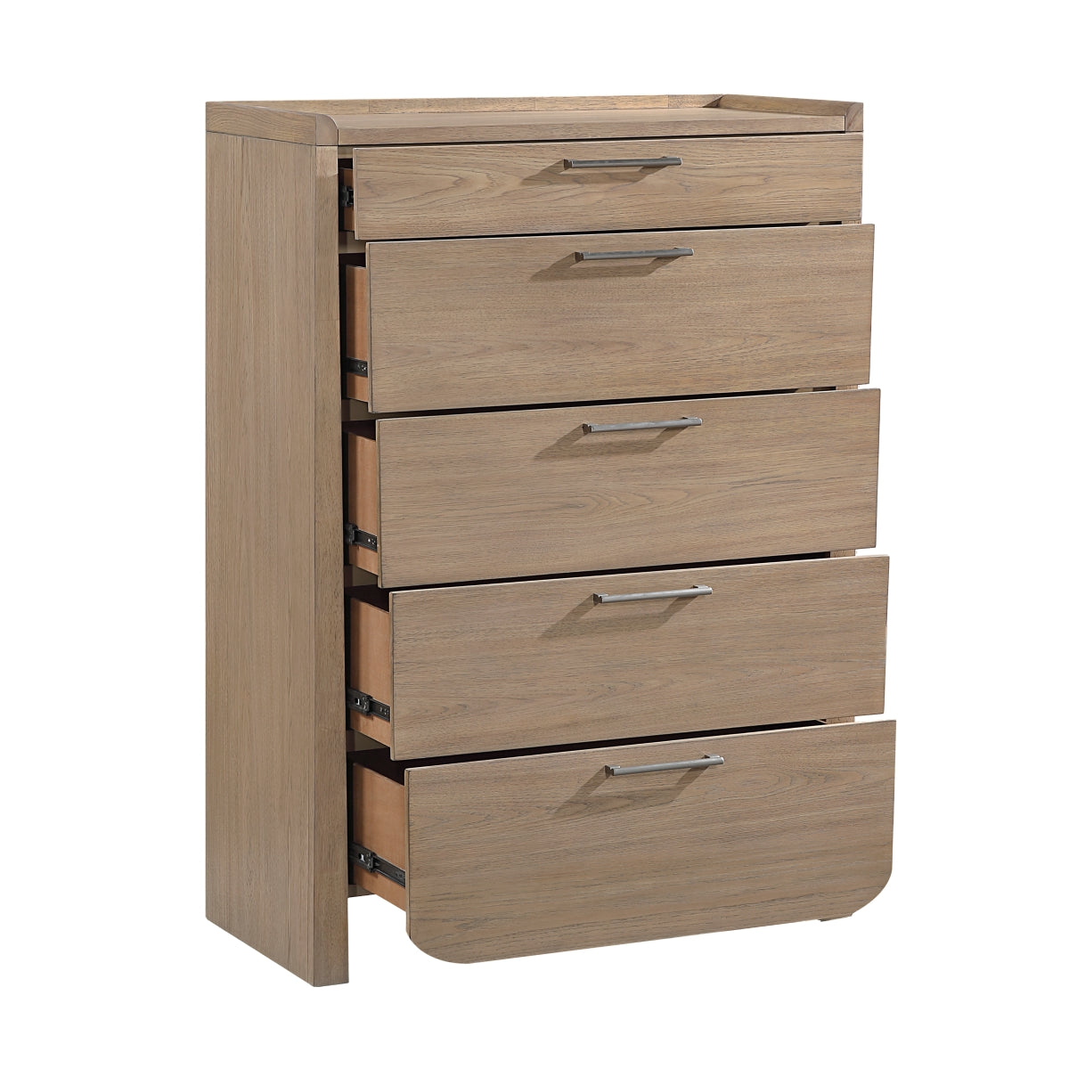 Commode haute Samora tiroirs ouverts - Meubles TOCO