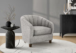 Chaise d'appoint Noella TOCO Meubles argent