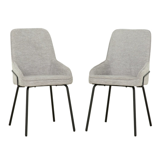 Chaise de Cuisine Mireldo / 2 Chaises / Gris