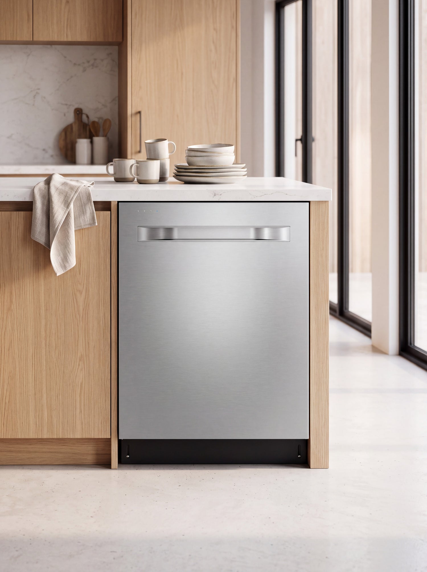 Lave-vaisselle en inox, 24 po ultra silencieux, commande tactile supérieure- MIDEA