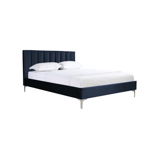 Lit Queen Complet Melina | Bleu Marine | QVQ3985