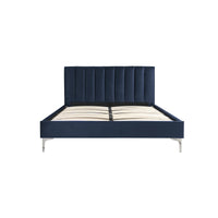Lit Queen Complet Melina | Bleu Marine | QVQ3985