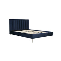 Lit Queen Complet Melina | Bleu Marine | QVQ3985