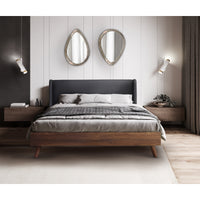 Lit Queen Complet Brody | Gris Foncé | QDG4985