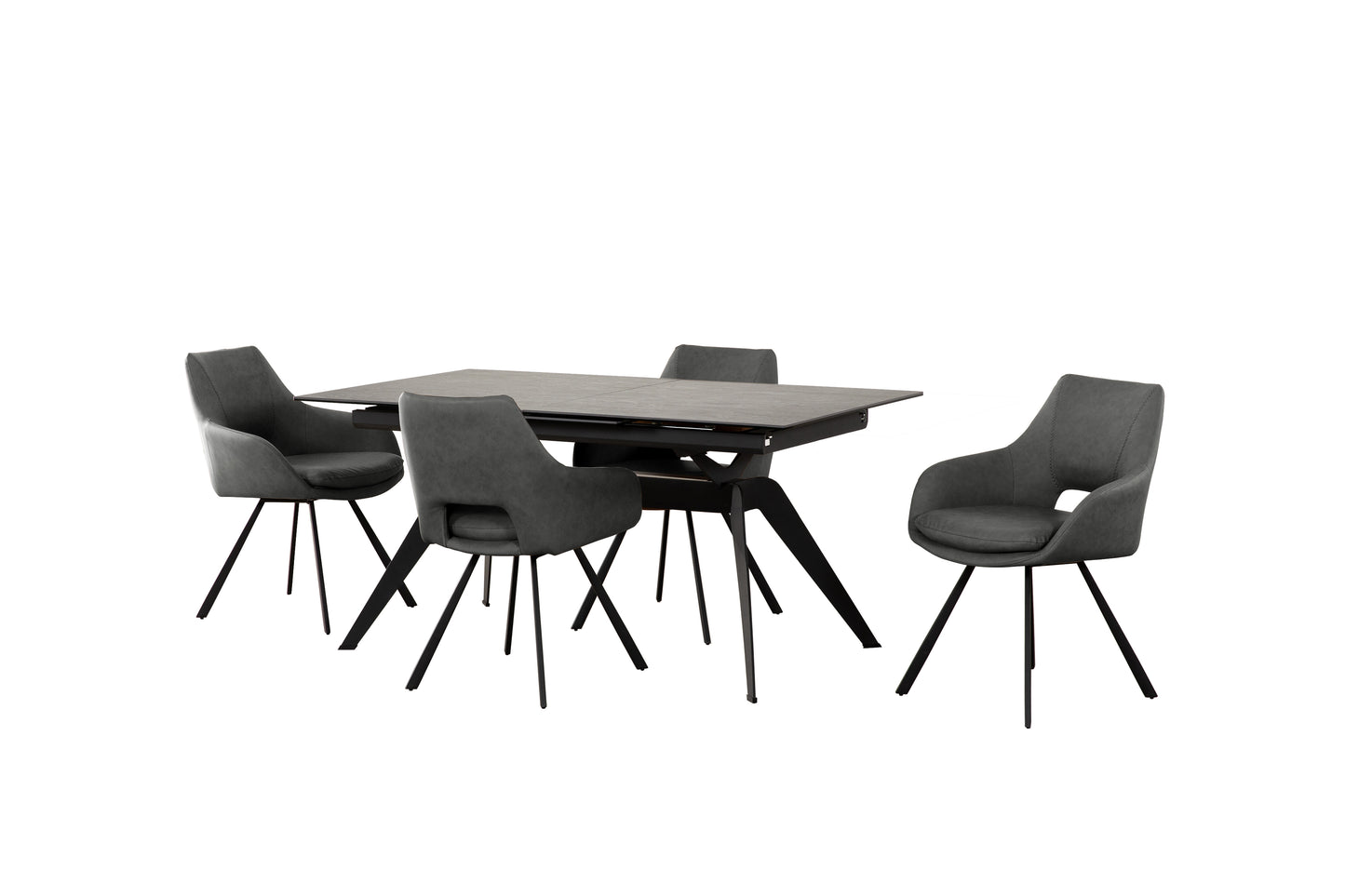 Table de Cuisine Modulaire Extensible | Noir |