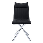 Chaise Marika noir et chrome