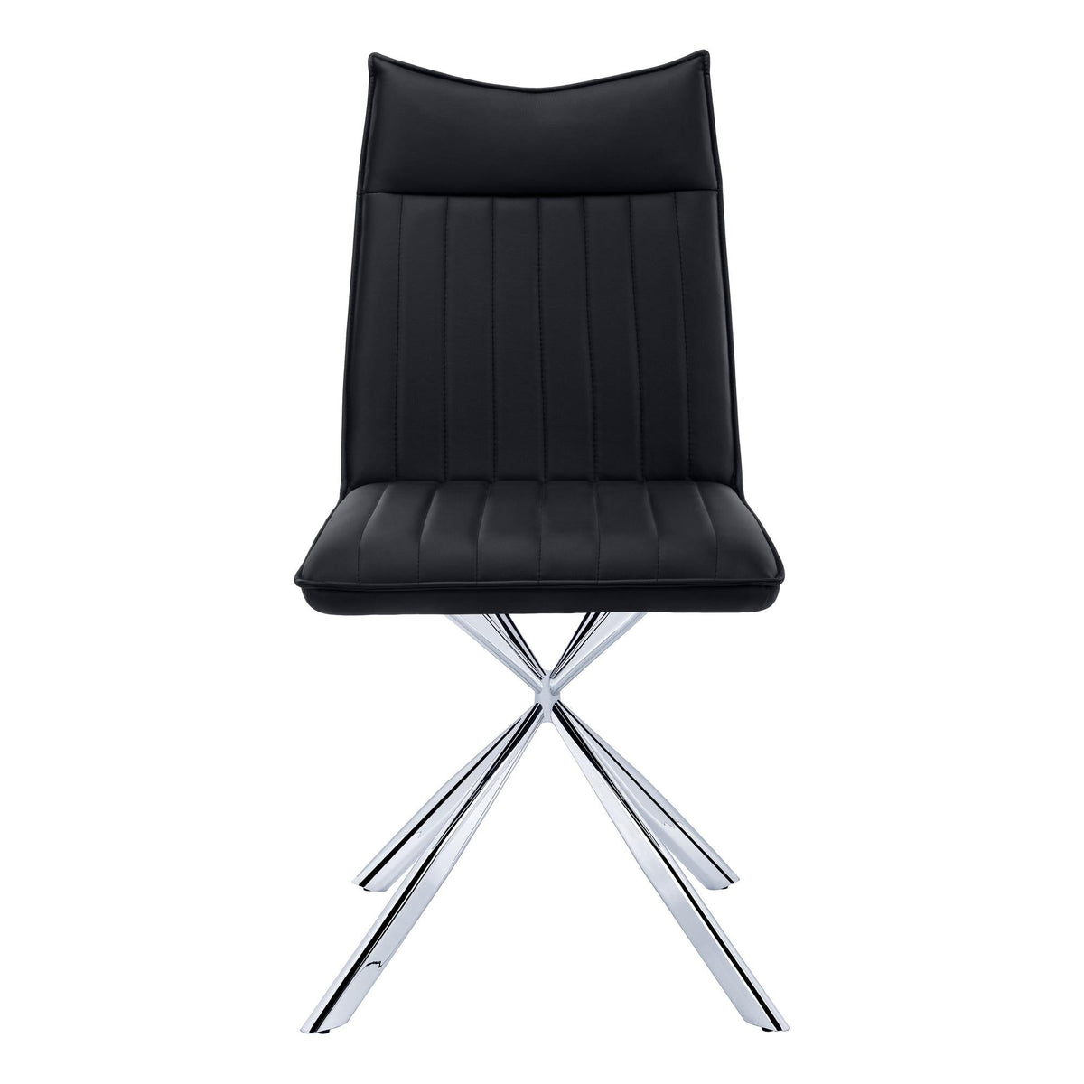Chaise Marika noir et chrome