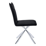 Chaise Marika noir et chrome