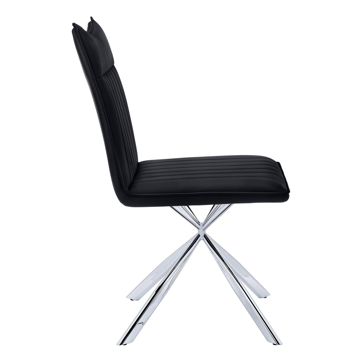 Chaise Marika noir et chrome