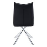 Chaise Marika noir et chrome