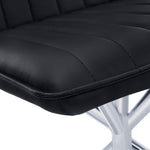 Chaise Marika noir et chrome