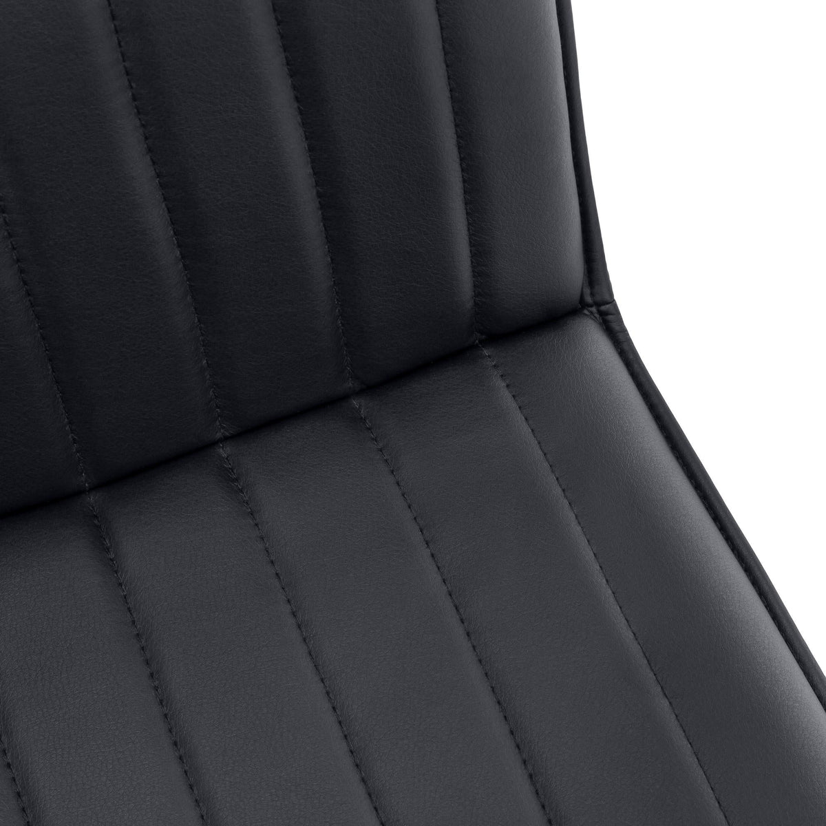 Chaise Marika noir et chrome