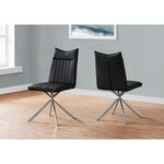 Chaise Marika noir et chrome