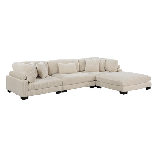 Traverse - Sectionnel Modulaire - 4 morceaux - Beige
