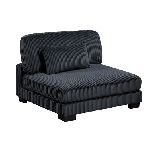 Traverse - Chaise sans bras Modulaire - Noir