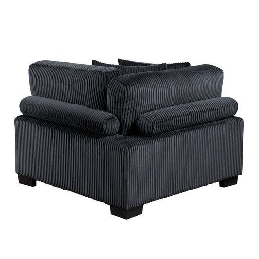 Traverse - Chaise en Coin Modulaire - Noir