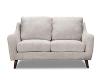 Causeuse Contemporaine en Tissu | Beige Clair | 2-GEB0409