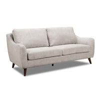 Sofa Contemporain en Tissu | Beige Clair