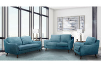 Ensemble de Sofa en Tissu Collection Kitchener | Bleu | UBL0409