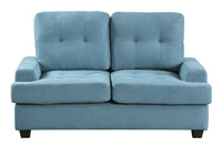 Ensemble de Sofa en Tissu Dunstan | Bleu | EUB7639