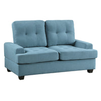 Ensemble de Sofa en Tissu Dunstan | Bleu | EUB7639
