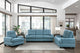 Ensemble de Sofa en Tissu Dunstan | Bleu | EUB7639