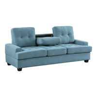 Ensemble de Sofa en Tissu Dunstan | Bleu | EUB7639