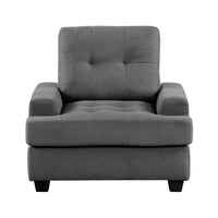 Chaise en Tissu Collection Dunstan | Gris Foncé | N1-EUB7639