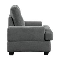 Chaise en Tissu Collection Dunstan | Gris Foncé | N1-EUB7639
