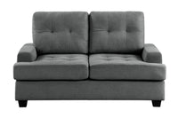Causeuse en Tissu Collection Dunstan | Gris Foncé | N2-YGD7639