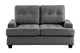 Causeuse en Tissu Collection Dunstan | Gris Foncé | N2-YGD7639