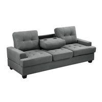 Sofa en Tissu Collection Dunstan | Gris Foncé | N3-YGD7639
