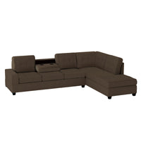 Derwin - Sofa Sectionnel Réversible 2-Pièces - Gris foncé