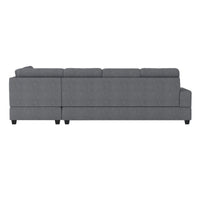 Derwin - Sofa Sectionnel Réversible 2-Pièces - Gris foncé