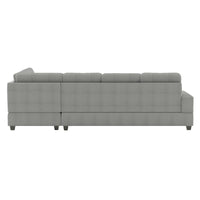 Derwin - Sofa Sectionnel Réversible 2-Pièces - Gris foncé