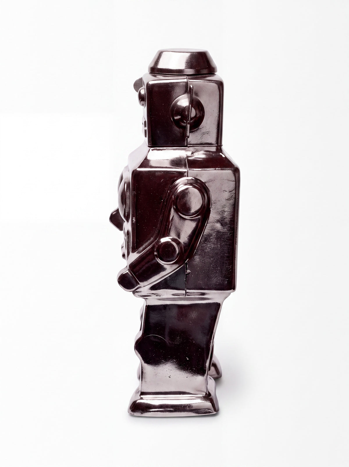 Robot en bronze poli Robby