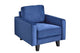 Chaise en Velours Classique Toulouse | Bleu | 1-ULB30099
