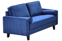 Causeuse en Velours Classique Toulouse | Bleu | 2-ULB30099