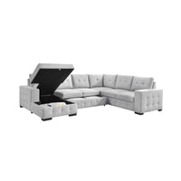 Clarem - Sofa Sectionnel 4-Pièces - Lit Escamotable