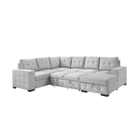 Clarem - Sofa Sectionnel 4-Pièces - Lit Escamotable