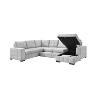 Clarem - Sofa Sectionnel 4-Pièces - Lit Escamotable