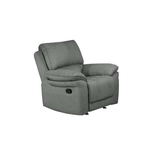 Chaise Manuelle Inclinable Double Inclinaison Russka | Gris | 1-YG13099