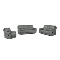 Chaise Manuelle Inclinable Double Inclinaison Russka | Gris | 1-YG13099