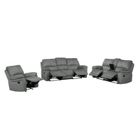 Chaise Manuelle Inclinable Double Inclinaison Russka | Gris | 1-YG13099