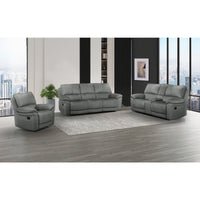Chaise Manuelle Inclinable Double Inclinaison Russka | Gris | 1-YG13099