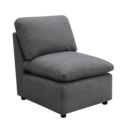 Chaise Sans Bras / Modulaire / Gris Foncé / MA99076