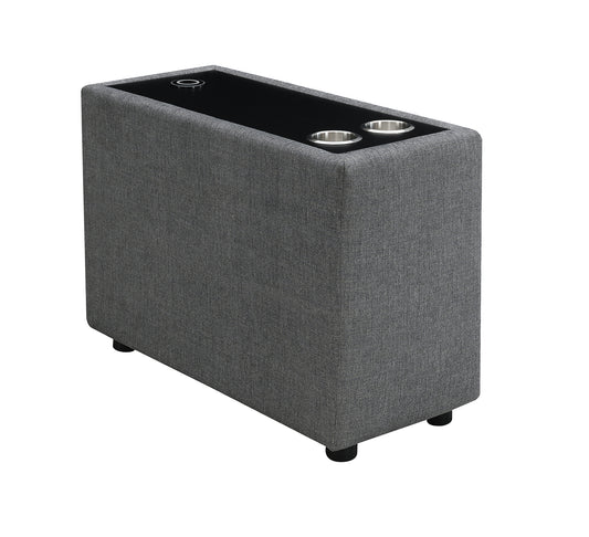Console avec Porte Gobelets / Modulaire / Gris Foncé / MA99076