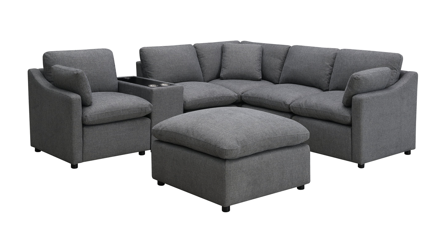 Ottoman / Modulaire / Gris Foncé / MA99076
