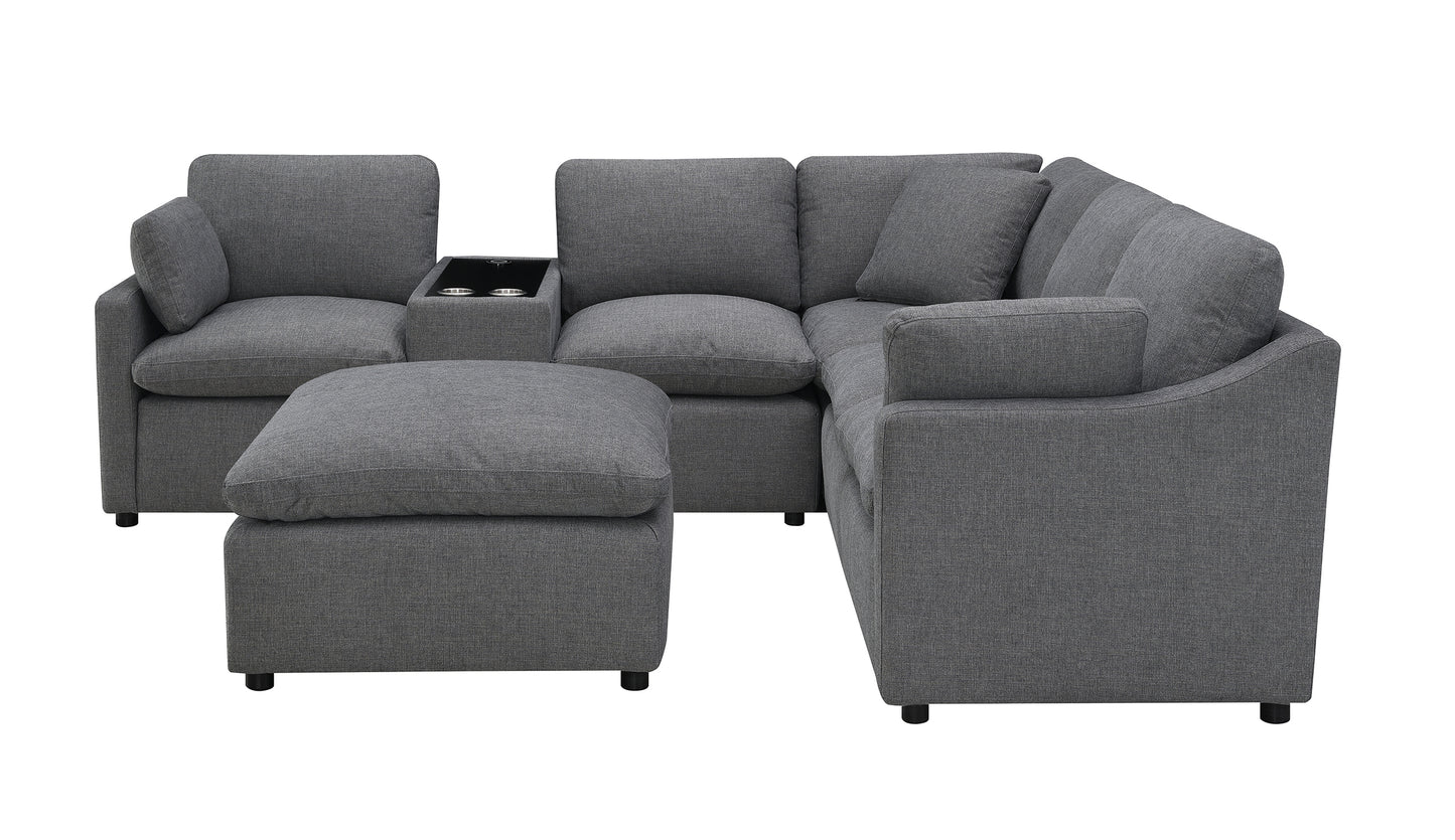 Ottoman / Modulaire / Gris Foncé / MA99076